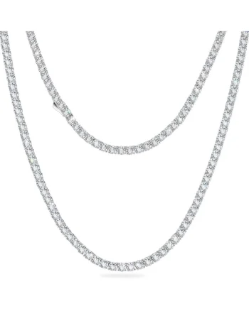 Colier Tennis 3 mm Elements, 45 cm, Otel Inoxidabil