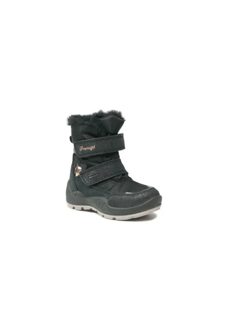 Ghete de zapada pentru fete,  303236458, textil, negru