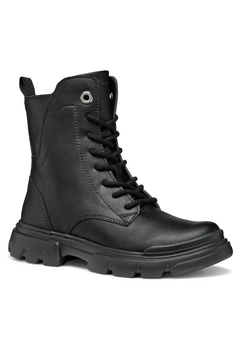Ghete pentru fete,  305325846, piele ecologica, negru