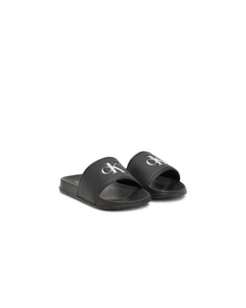 Papuci fete,  piele ecologica, negru,
