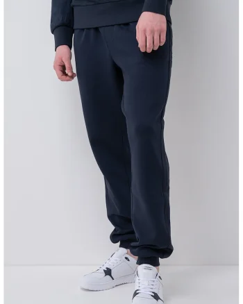 Pantaloni de trening regular fit cu snururi de ajustare, Bleumarin