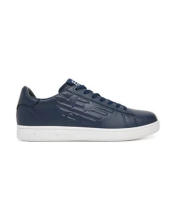 Tenisi barbati, Emporio Armani  305577580, piele naturala, albastru