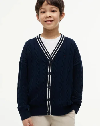 Tommy Hilfiger cardigan pentru copii din bumbac