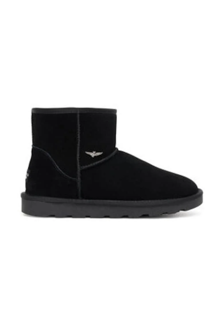 Ghete barbati,  piele naturala, negru