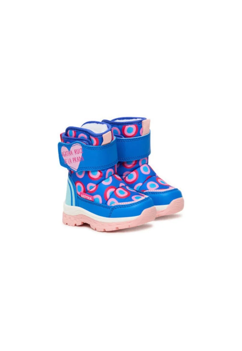 Ghete de zapada pentru fete,  305467096, piele ecologica, multicolor