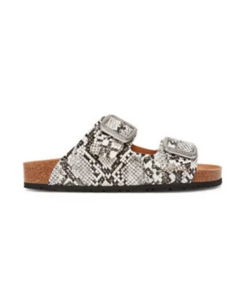 Papuci dama, Grunland, multicolor, piele ecologica