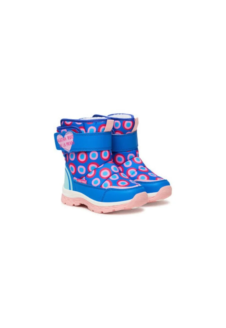 Ghete de zapada pentru fete,  305467058, piele ecologica, multicolor