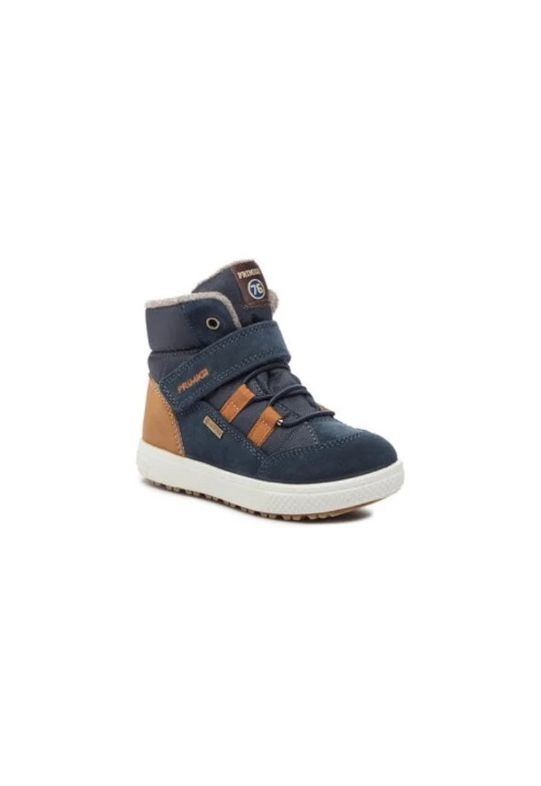 Ghete pentru baieti,  303232504, textil, albastru/maro