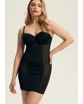 Corset dama modelator negru Sculpt