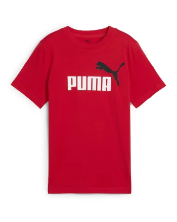 Tricou de bumbac cu imprimeu logo, Rosu/Alb