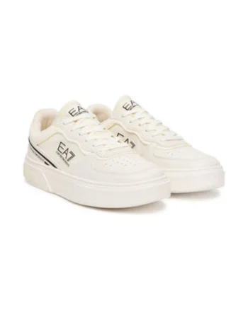 Tenisi unisex, Emporio Armani  piele ecologica, bej