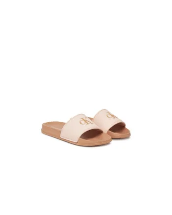 Papuci  piele ecologica, roz, Roz