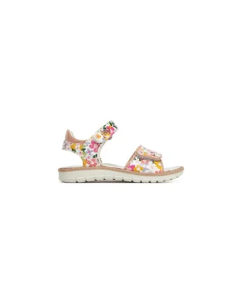 Sandale fete, 7887766,  Piele naturala, Multicolor, Multicolor