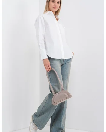 Camasa regular fit cu imprimeu floral, Alb