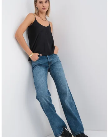 Blugi regular fit, Albastru inchis
