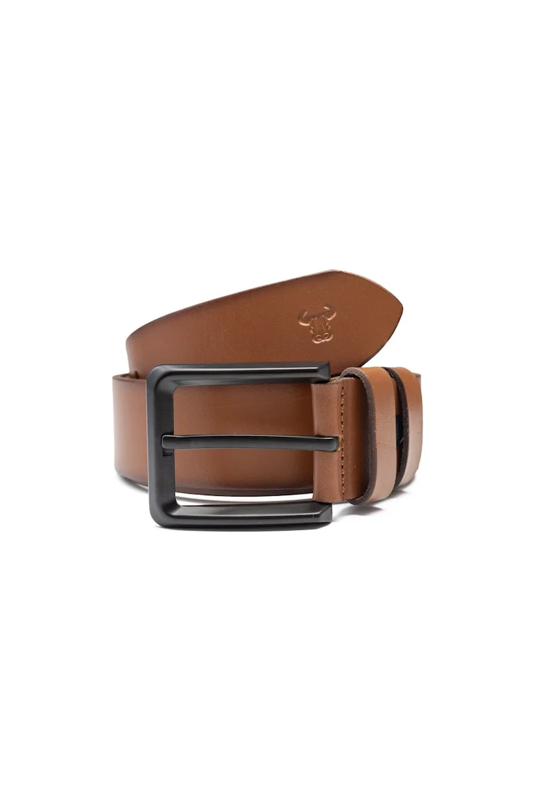 Curea din piele naturala Texture Power, Maro