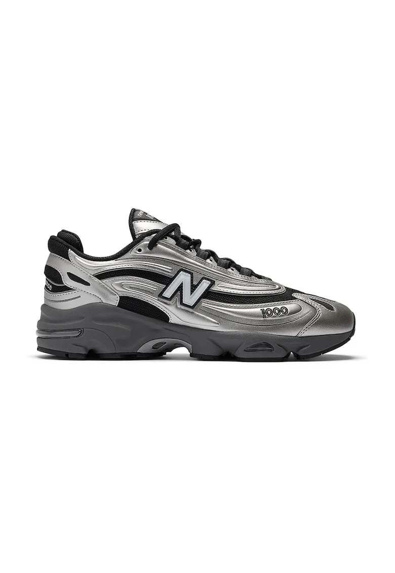 Pantofi sport  1000 43402, Negru/Argintiu