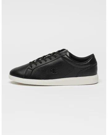 Pantofi sport din piele cu captuseala din piele ecologica, Negru