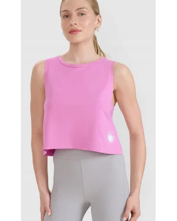 Fara Maneci Femei  Roz Bumbac 100% Casual Sport, Roz
