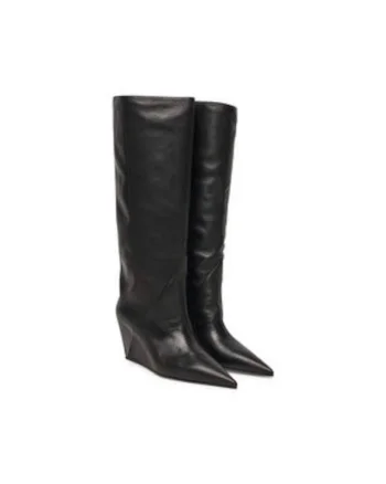Cizme dama, Vic Matie, piele naturala, negru