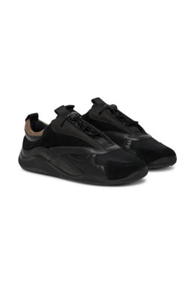 Tenisi de dama, Vic Matie, 305613547, piele naturala, negru