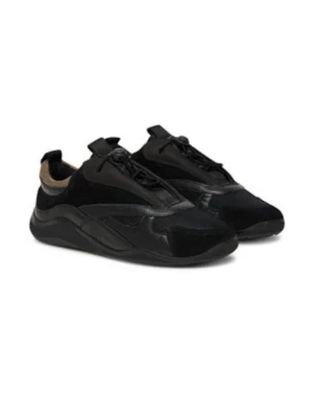 Tenisi de dama, Vic Matie, 305613547, piele naturala, negru