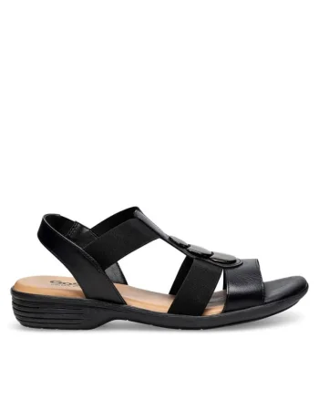 Sandale dama  din piele naturala, Negru