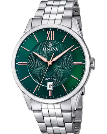Ceas Argintiu - 65499, Verde
