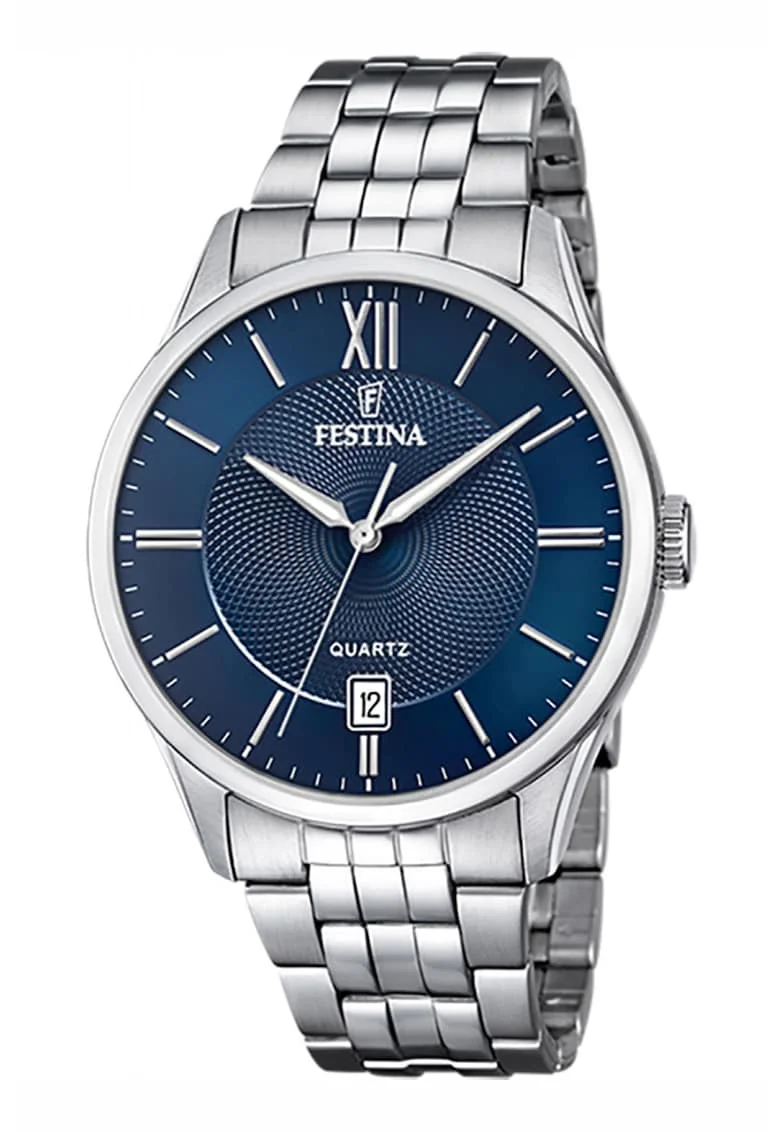 Ceas Argintiu - 65499, Albastru