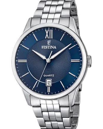 Ceas Argintiu - 65499, Albastru