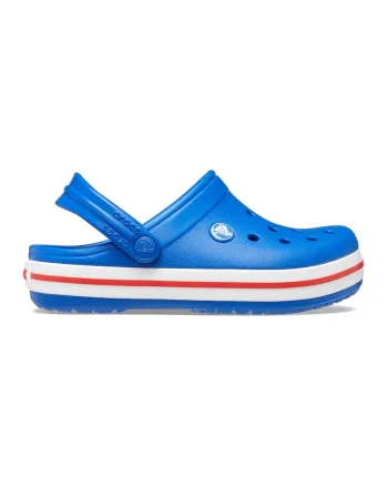 Saboti slingback cu model uni, Albastru