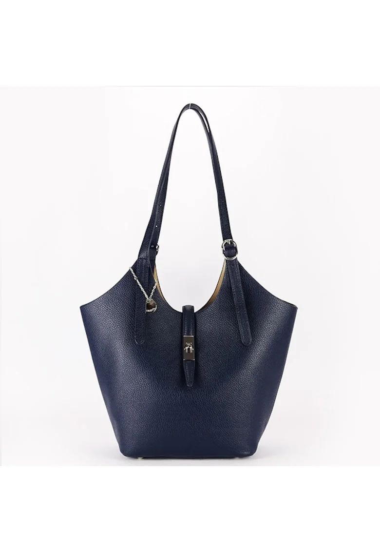 Geanta mare cu borseta detasabila, Bleumarin, 26x38x12