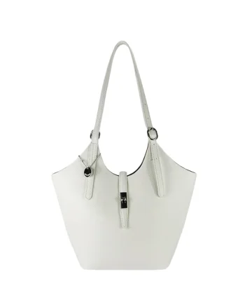 Geanta mare cu borseta detasabila  DTL706-3 16, Alb, 26x38x12