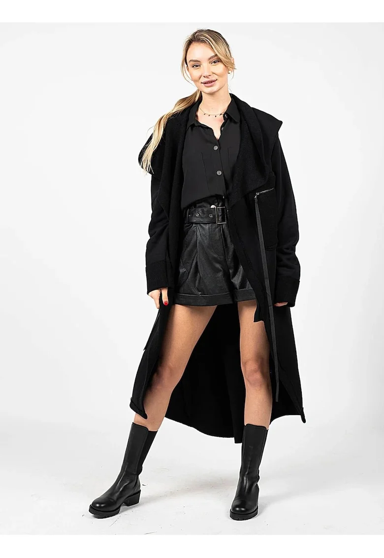 Cardigan unisex cu gluga,