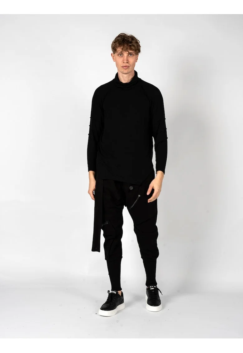 Pulover cu guler inalt regular fit,