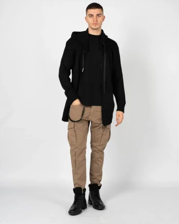 Hanoroc regular fit cu fermoar,