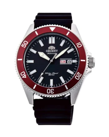 Ceas automatic, Negru - 52658, Rosu