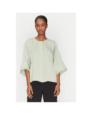 Camasa dama,  305138446, Viscoza, Verde, Verde