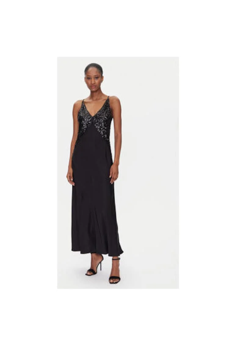 Rochie dama  T Mikkelsen, DAY65243521, Poliester/Elastan, Negru, Negru