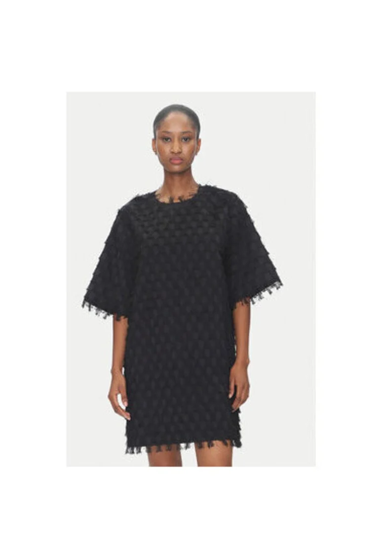 Rochie dama  T Mikkelsen, DAY65243513, Poliester/Bumbac, Negru, Negru