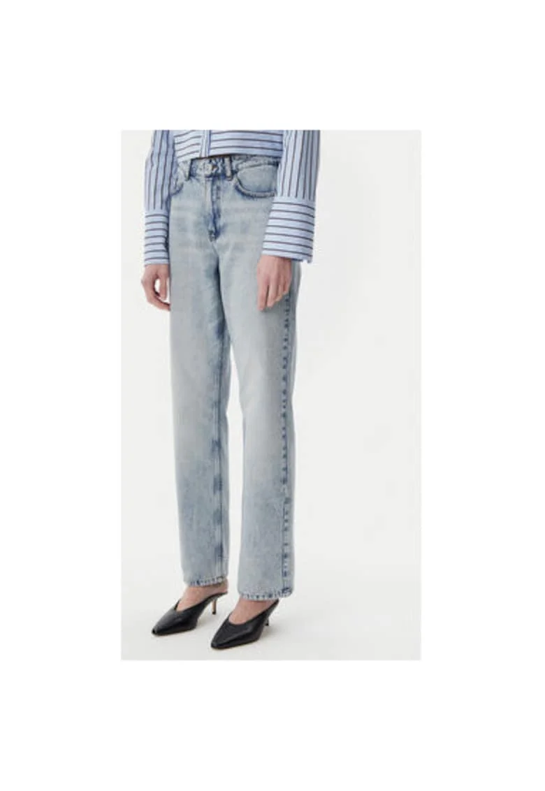 Pantaloni dama  T Mikkelsen, DAY65243718, Bumbac, Albastru, Albastru