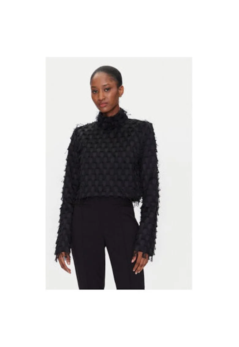 Bluza dama  T Mikkelsen, DAY65243514, Poliester/Bumbac, Negru, Negru