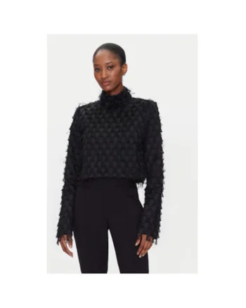 Bluza dama  T Mikkelsen, DAY65243514, Poliester/Bumbac, Negru, Negru