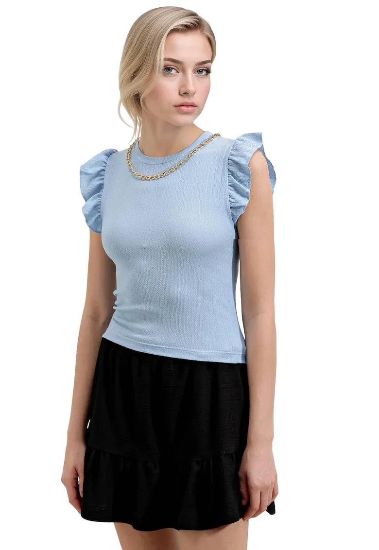 Tricou dama,  Jerseu, Albastru