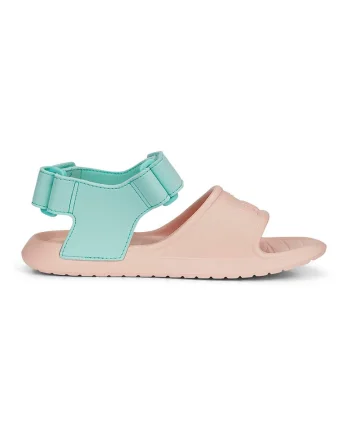 Sandale cu inchidere velcro Divecat V2 Injex, Roz pastel/Verde deschis