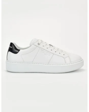 Pantofi sport din piele, Alb optic