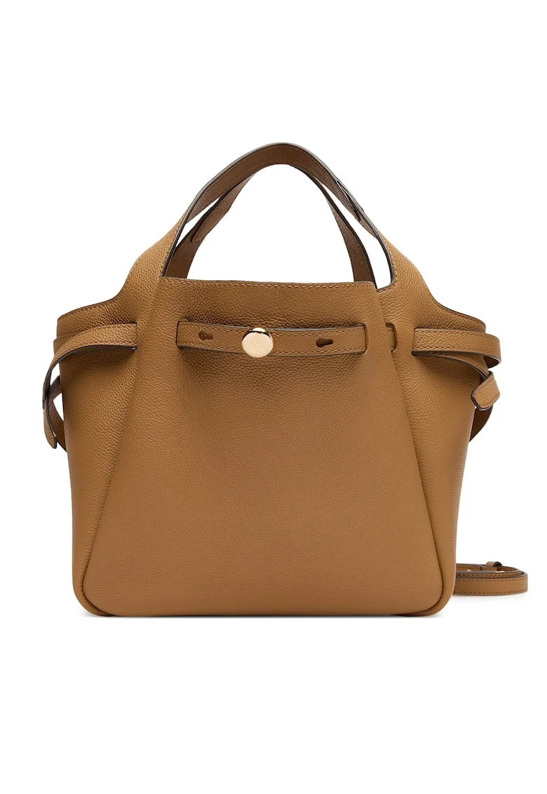 Geanta dama  Romy Satchel 227, piele naturala, culoare Tiramisu