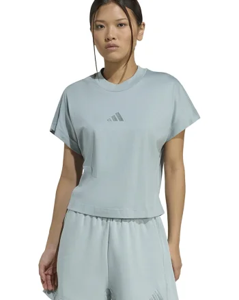 Tricou din bumbac cu logo ALL SZN, Verde pal