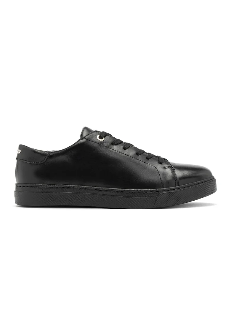 Pantofi sport low-cut de piele, Negru