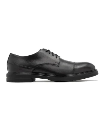 Pantofi derby de piele, Negru